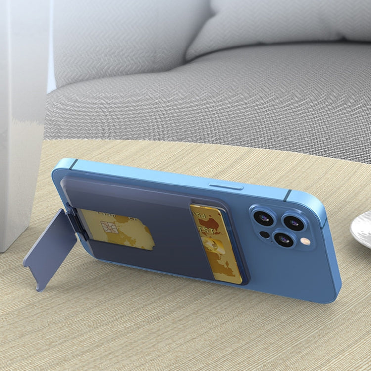 CY133H Silicone Magnetic Phone Holder with Card Holder Function