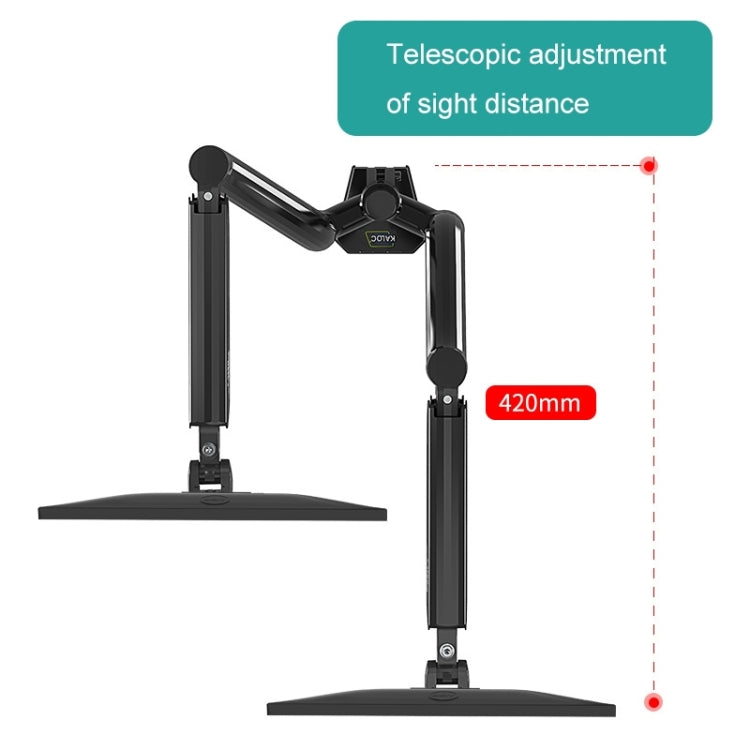 KALOC Computer Monitor Desktop Double Screen Air Pressure Lifting Bracket