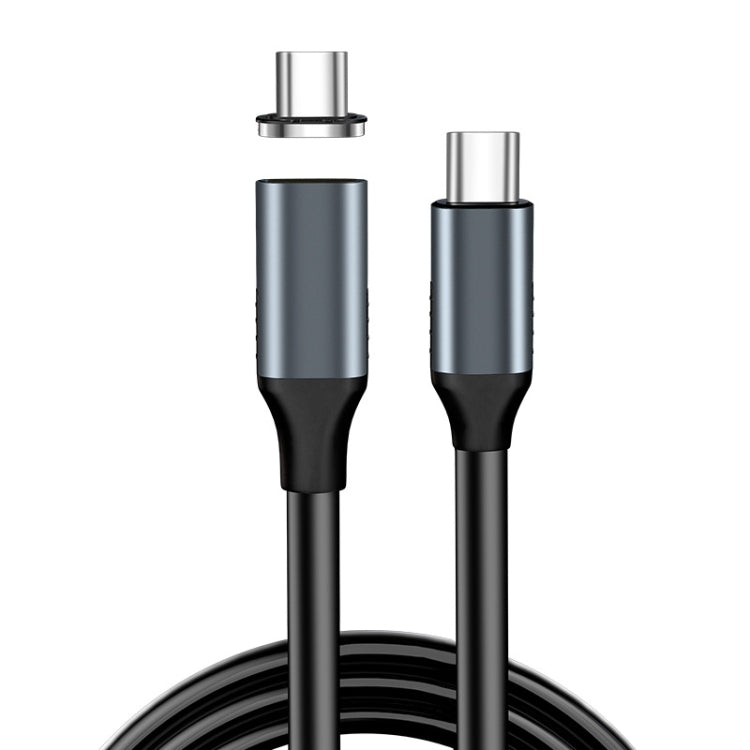 CC25 24Pin Dual Type-C / USB-C Fast Charging Magnetic Data Cable, Style: 1.5m Line+Magnetic Head