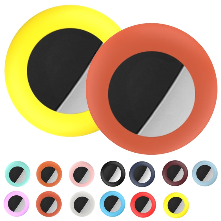Pet Locator Tracker Silicone Cover For AirTag, Size: S (Luminous Orange)