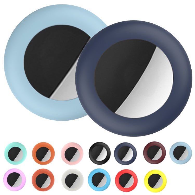 Pet Locator Tracker Silicone Cover For AirTag, Size: L (Wine Red)