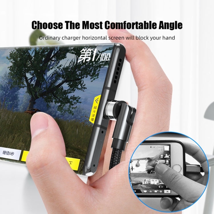 CC56 Type-C / USB-C Magnetic Interface Dust Plug Rotating Data Charging Cable, Cbale Length: 1m