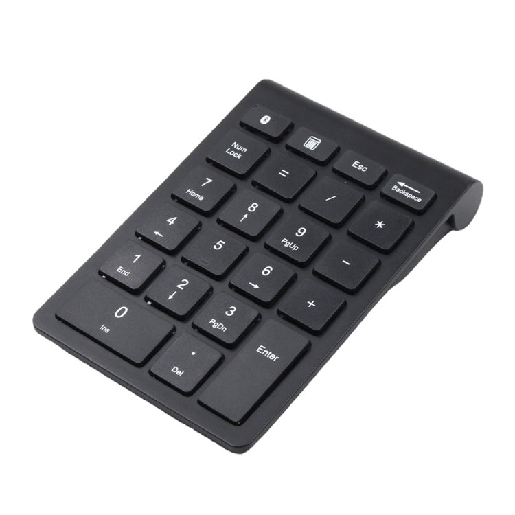 BT304 22 Keys Laptop Mini Wireless Keyboard, Spec: Bluetooth (Silver Black)
