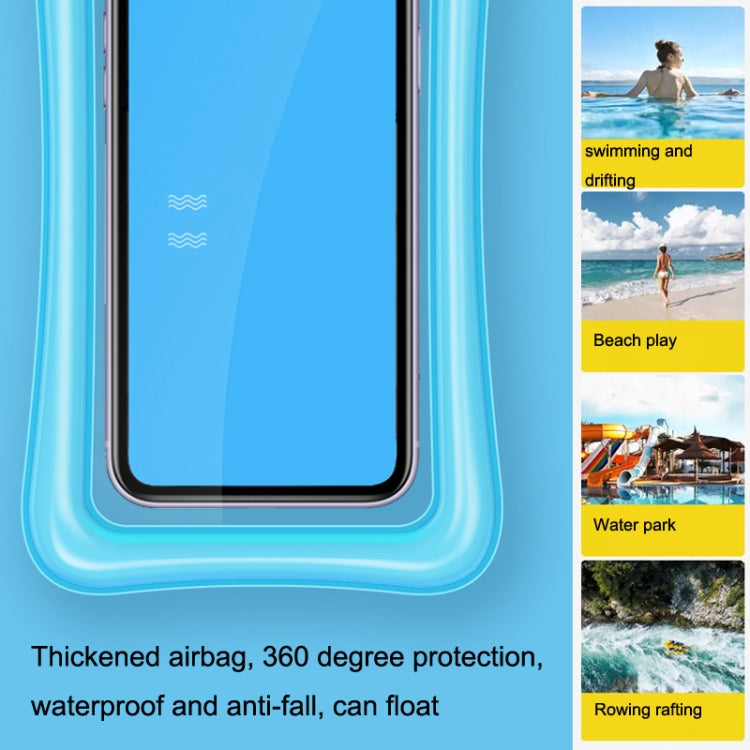 5PCS Airbag Swimming Diving Hot Spring Seal Protection Mobile Phone Waterproof Bag