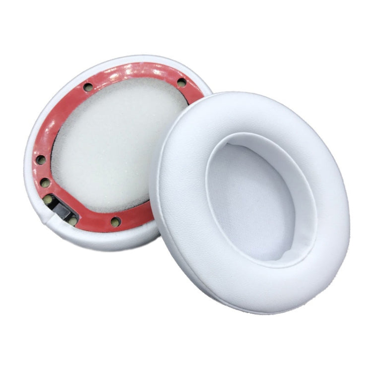 2 PCS Leather Soft Breathable Headphone Cover For Beats Studio 2/3, Color: White