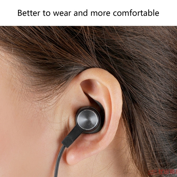 3 Sets In-Ear Sports Headphones Silicone Earbud Covers For Huawei AM61(Black)