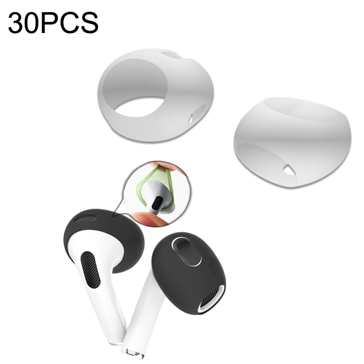 30PCS Earless Ultra Thin Earphone Ear Caps For Apple Airpods Pro