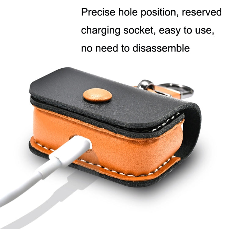 For AirPods Pro Bluetooth Wireless Earphone Shockproof Leather Protective Case