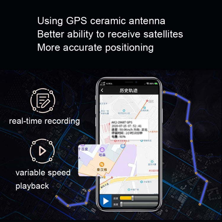 Car GPS 4G Positioner Wireless Car Elderly Pet Anti-Theft Device, Specification: X4