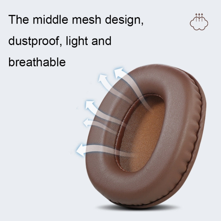 2 PCS Headset Sponge Earmuffs For SONY MDR-7506 / V6 / 900ST, Color: Net Stitching