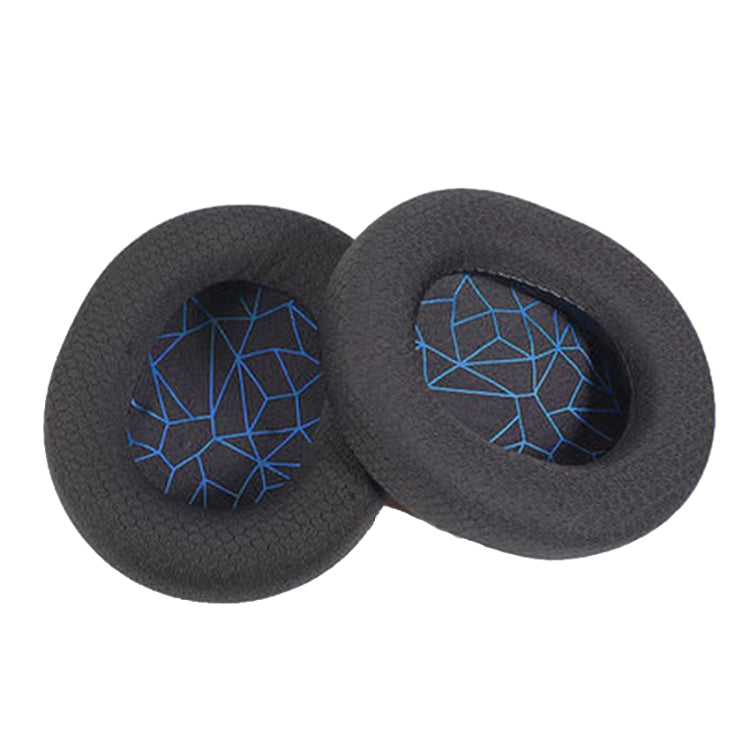 2 PCS Headset Sponge Earmuffs For SONY MDR-7506 / V6 / 900ST, Color: Black Blue Net