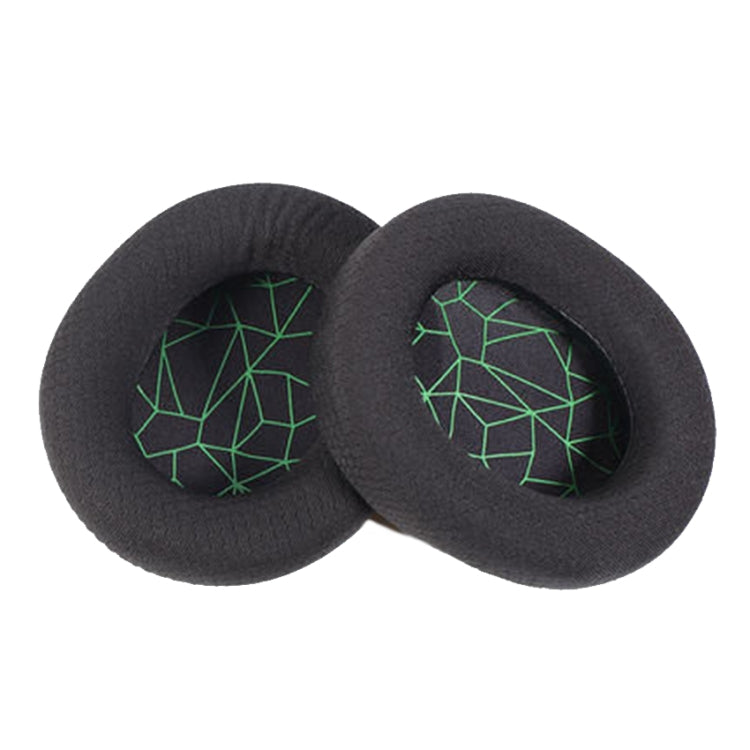 2 PCS Headset Sponge Earmuffs For SONY MDR-7506 / V6 / 900ST, Color: Black Green Net