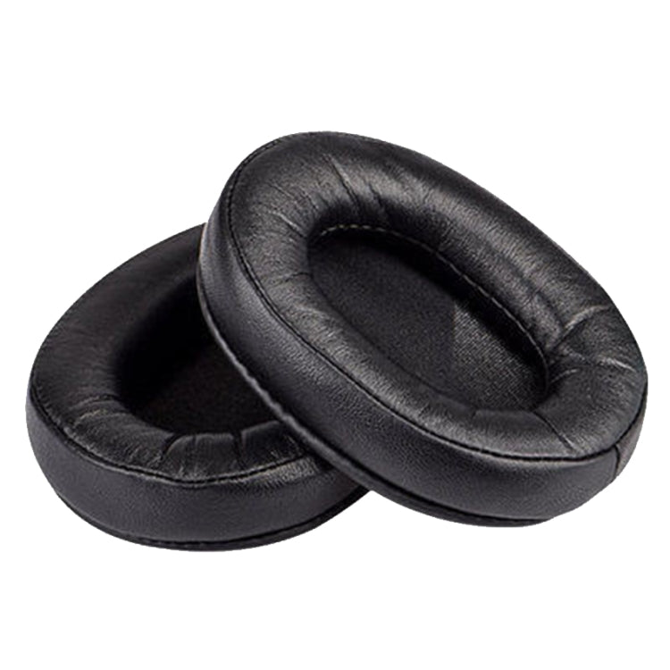 2 PCS Headset Sponge Earmuffs For SONY MDR-7506 / V6 / 900ST, Color: Black Lambskin