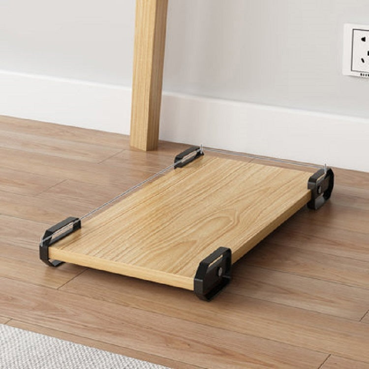 Wooden Removable Height-raising Base For Desktop Computer Host Bracket Rubber Wood 24x40cm