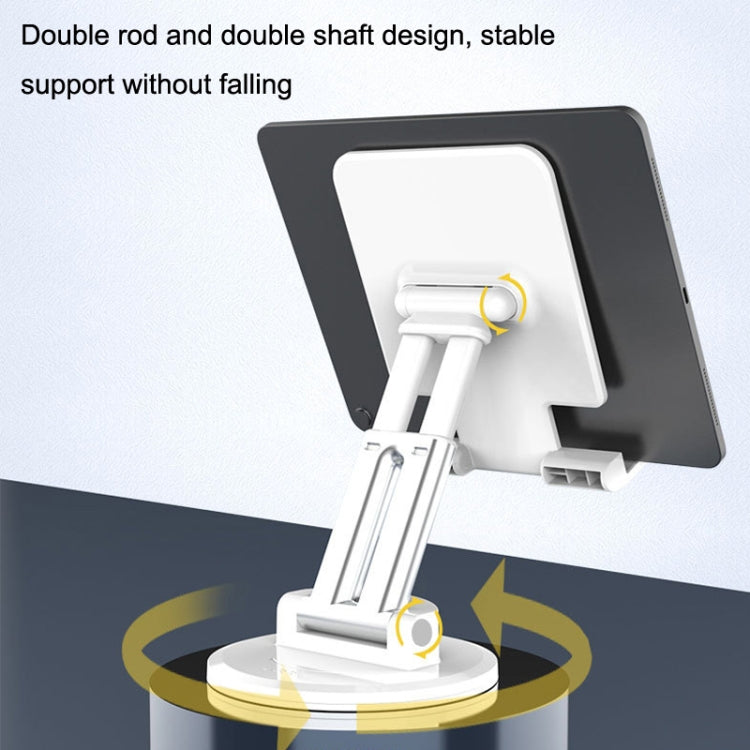 T12 Multifunctional Bathroom Kitchen Paste Type 360 Degree Rotating Foldable Tablet Stand
