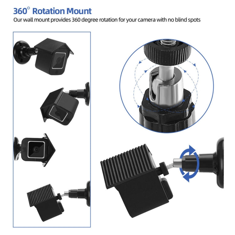 Plastic Protective Case Cover Bracket For WYZE CAM V3(Black)