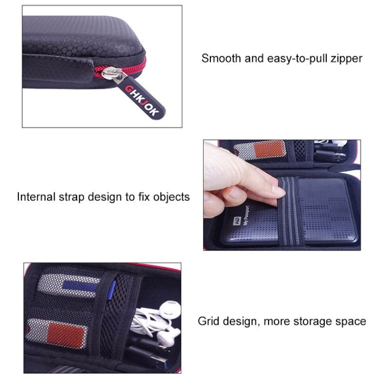 EVA Mobile Hard Disk U Disk Storage Protection Bag