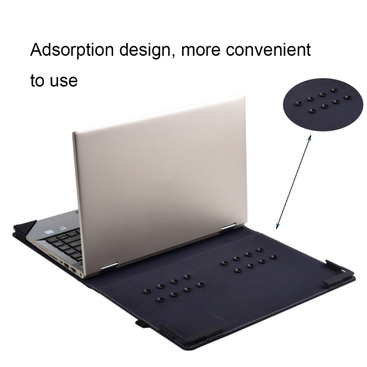 Laptop Anti-drop Protective Case For HP Pavilion X360 14-Inch(Dark Gray)