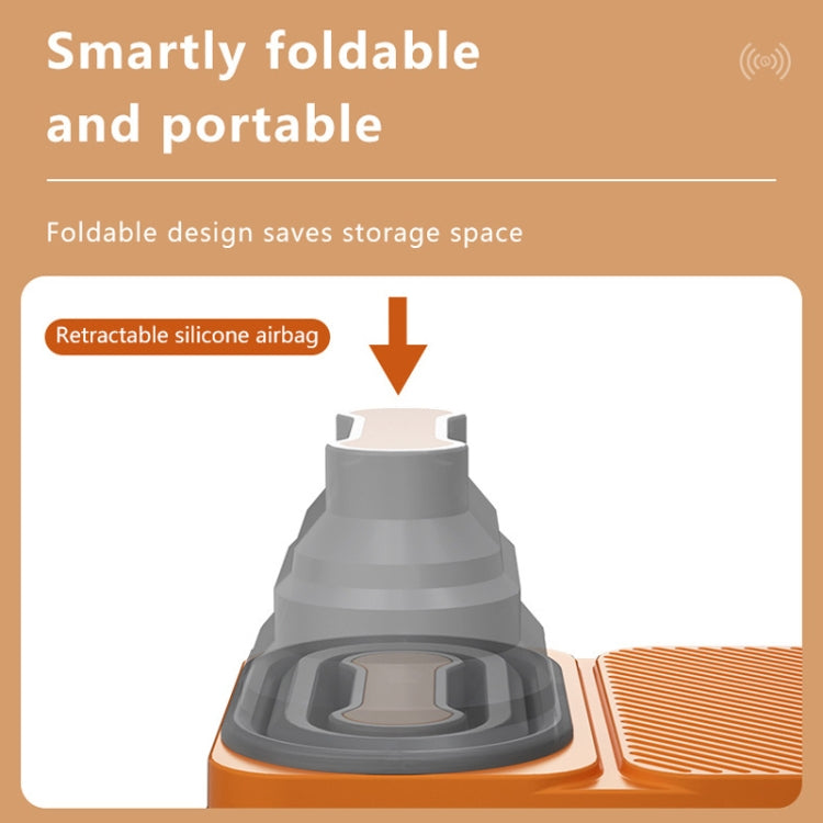 YCX-17 15W Foldable Magnetic Wireless Charger Stand Supports Horizontal and Vertical Screens