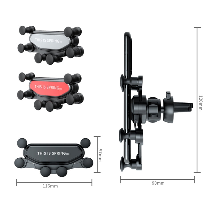 KM-20 Car Universal Air Outlet Gravity Mobile Phone Holder