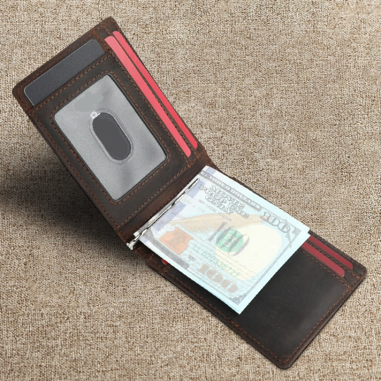 Portable Leather Airtag Wallet For Men