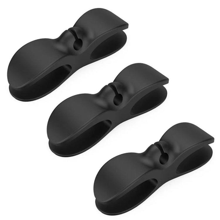 3 PCS Plug Retainer Wire Organizer Storage Hook