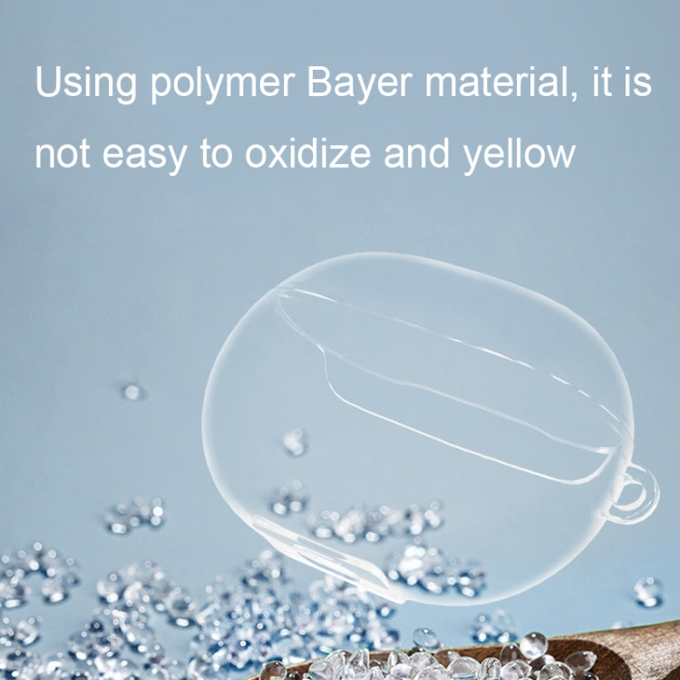 For Beats Studio Buds Transparent TPU Wireless Bluetooth Earphone Cover