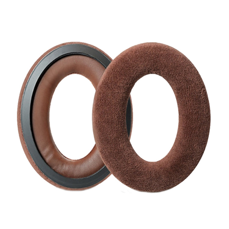 2 PCS Headset Earmuffs Sponge Case For Sennheiser PXC450/PXC350/PC350, Spec: Brown Velvet
