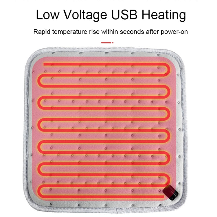 11696 5V USB Plug-in Car Timing Heating Seat Cushion(45x45cm)