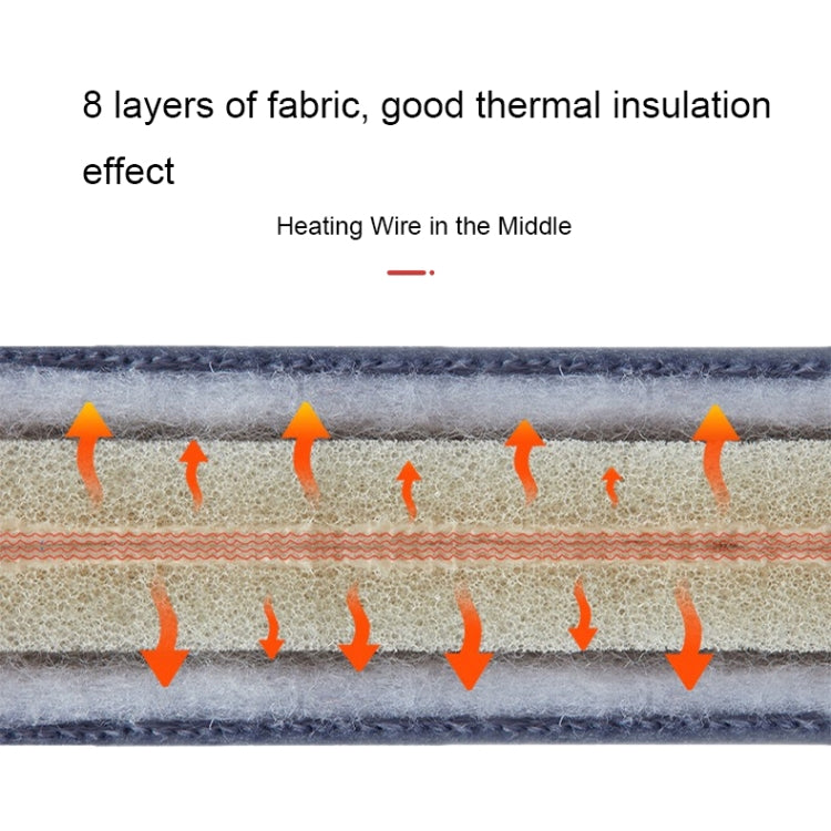 11696 5V USB Plug-in Car Timing Heating Seat Cushion(45x45cm)