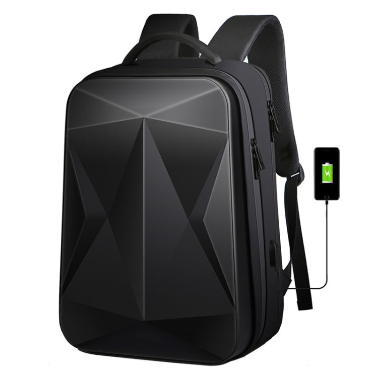 160 Large Capacity ABS Waterproof Laptop Backpack with USB Charging Port