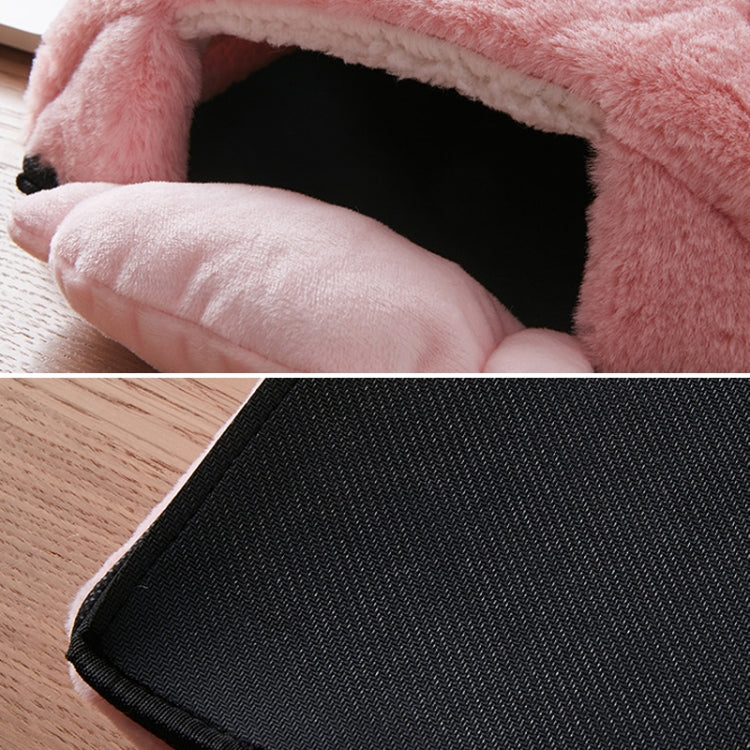 USB Heated Mouse Pad Winter Warm Electric Gloves, Color: 12V Dark Gray