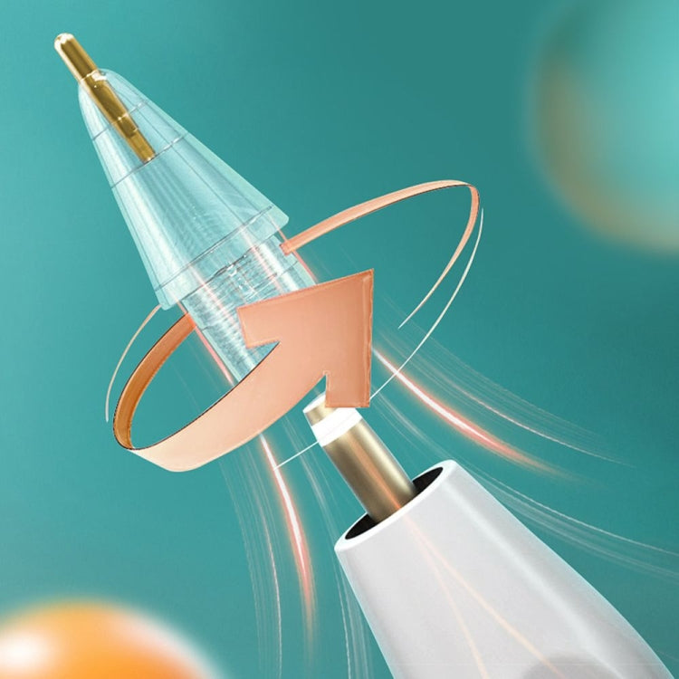 For Apple Pencil 1/2 Transparent Replacement Pen Tip Transform Nib,Style: 5.0 Silver Needle
