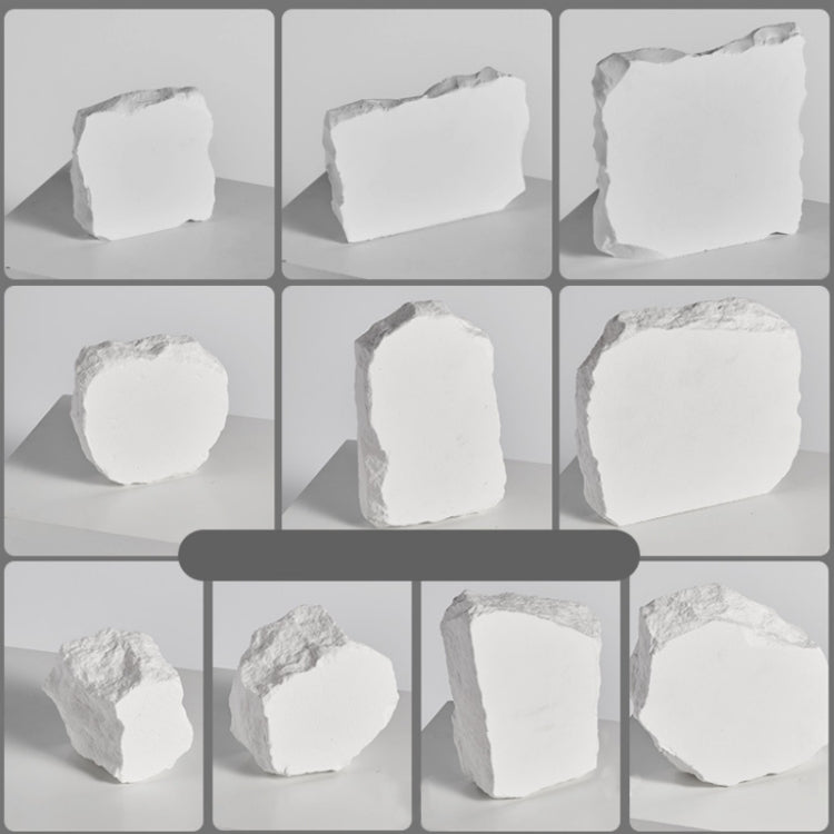 Irregular Plaster Jewelry Ornaments Photography Props, Size: 4.8cm Large A