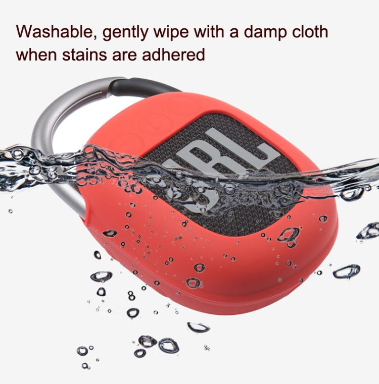 For JBL CLIP 4 Speaker Silicone Sleeve Portable Storage Case