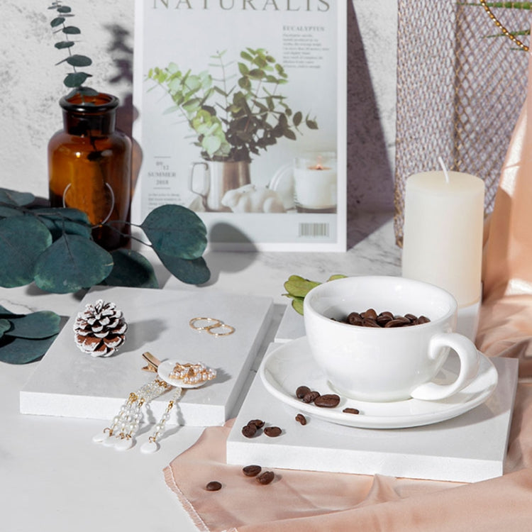 Natural Raw Stone Ornaments Photography Props, Color: Green 15x15cm