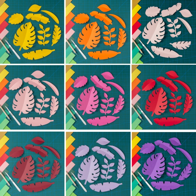 Paper-cut Leaf Ornaments Photography Props