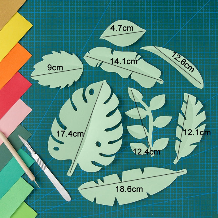 Paper-cut Leaf Ornaments Photography Props