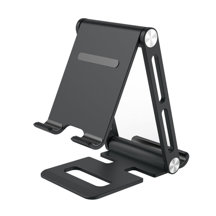 Double Folding Aluminum Tablet Phone Stand Desktop Holder