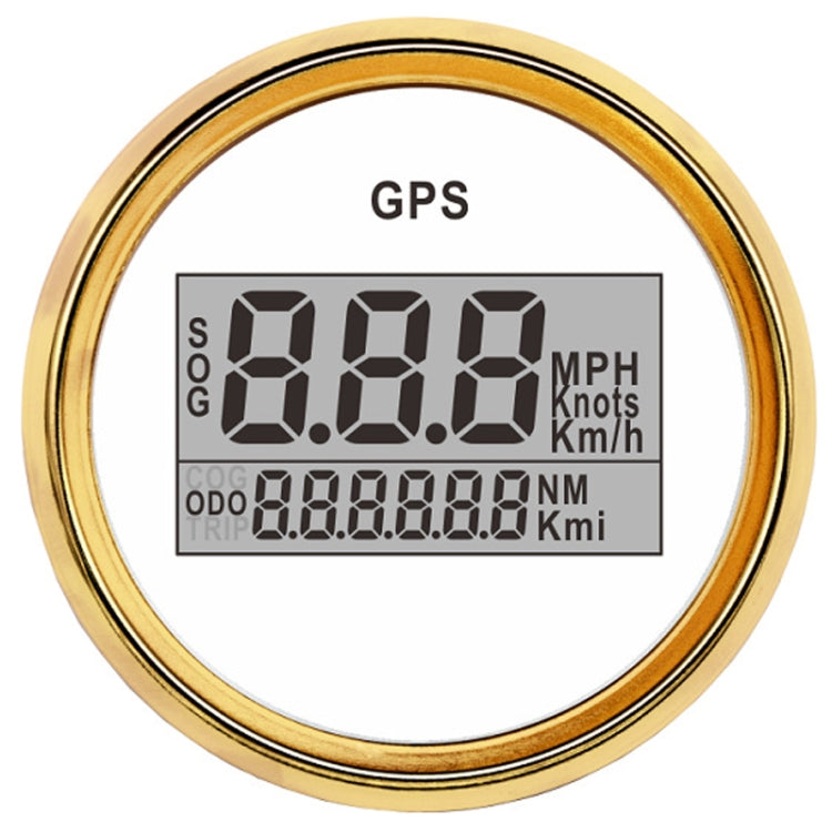 PLG2 DN52mm 12/24V Car and Boat General GPS Odometer Speedometer