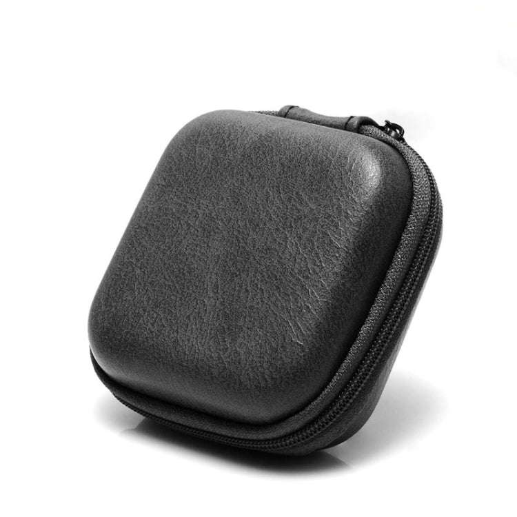 Retro Leather USB Data Cable Storage Bag Earphone Headset Case Pouch Box