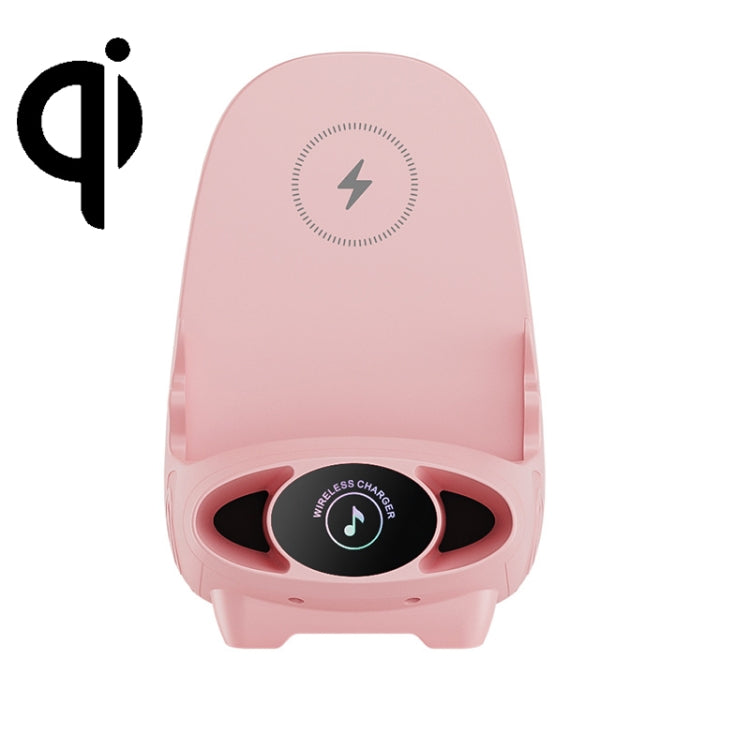 15W Chair Wireless Charger Aromatherapy Phone Stand,Spec: Magnetic Suction Pink