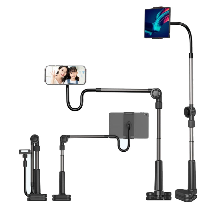 WS-21009 Cantilever Lazy Phone Stand Tablet Desktop Stand(Black)