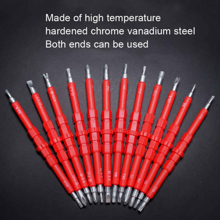 26 In 1 VDE Insulated Handle Electrician Screwdriver Set Home Maintenance Tools