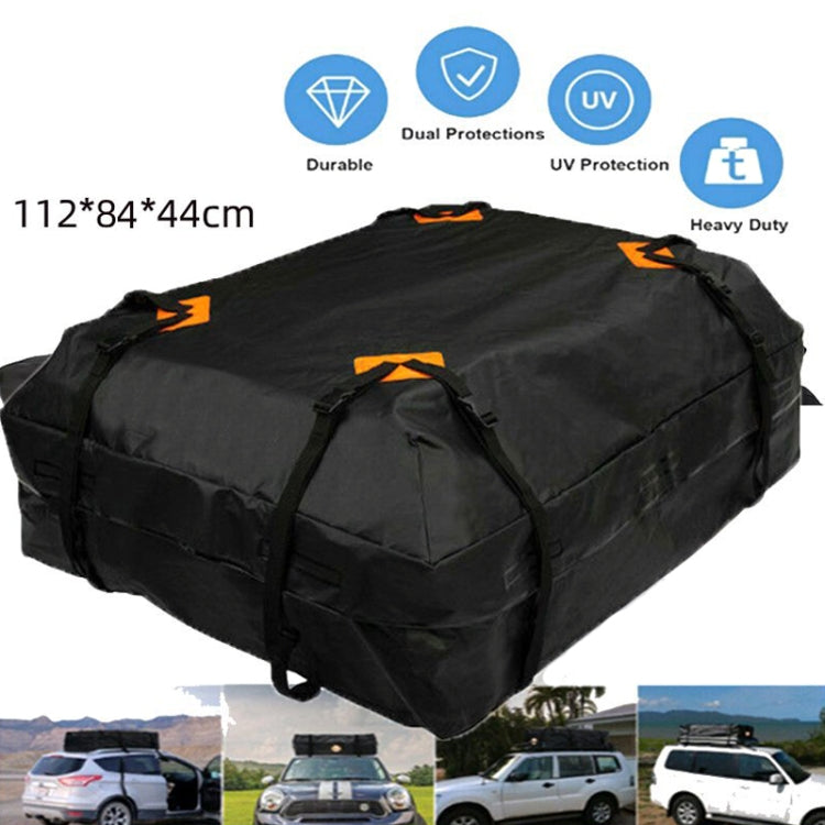 600D Oxford Cloth Car Roof Waterproof Luggage Storage Bag, Style: Roof Pack+Non-slip Mat