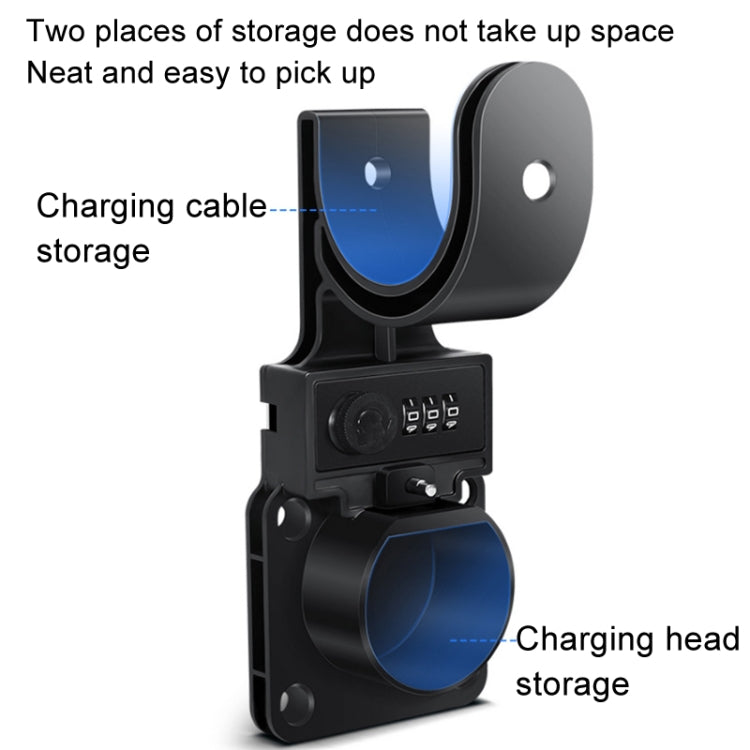 For Tesla Charging Pile Anti-Theft Protection Rack, Style: Without Password