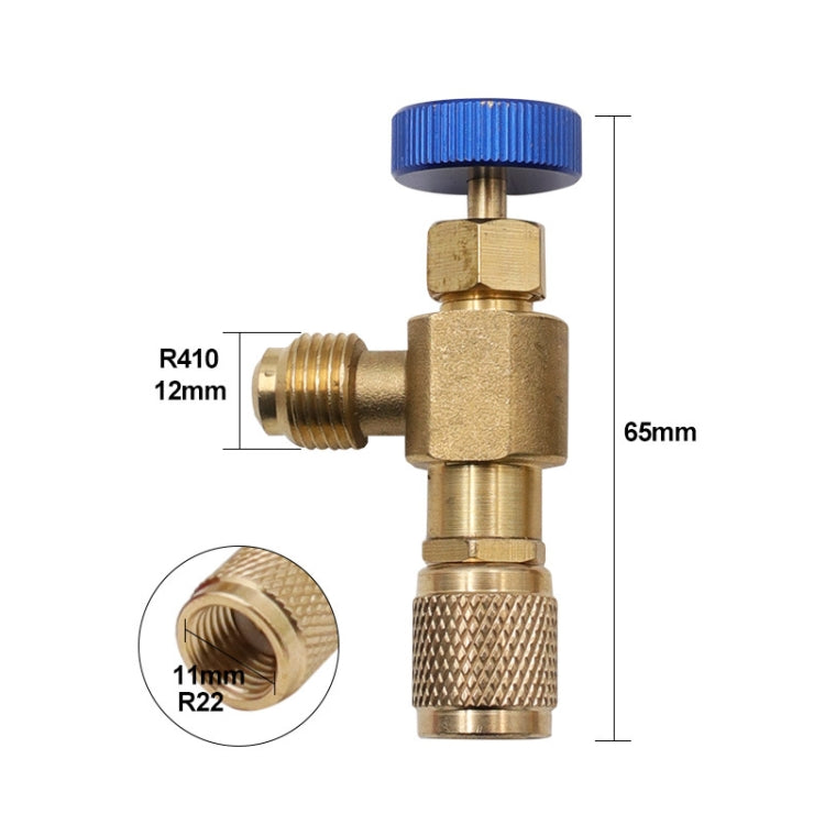 Air Conditioner Fluoridation Safety Valve Refrigerant Filling Connector