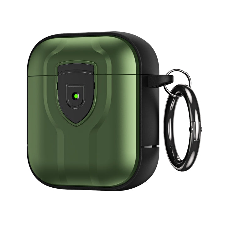 For AirPods 1/2 TPU + PC Full Wrap Type Protection Case Cover