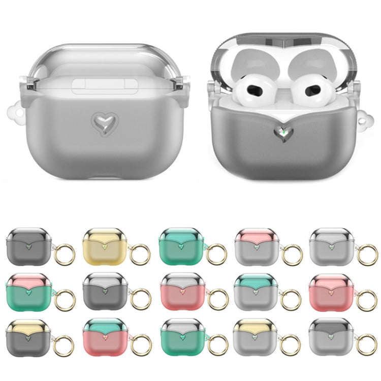 For AirPods 1/2 2pcs One-piece Plating TPU Soft Shell Protective Case