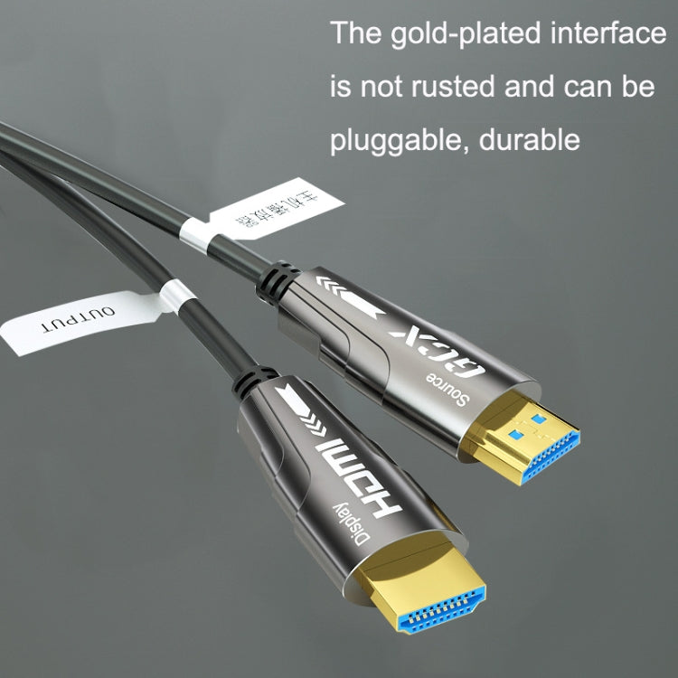 HDMI 2.0 Male To HDMI 2.0 Male 4K HD Active Optical Cable, Cable Length: 45m